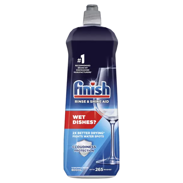 FINISH POWERBALL RINSE & SHINE AID DISHWASHER 800ML