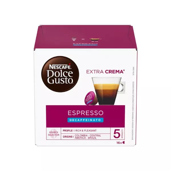 Dolce Gusto Espresso Descafeinado 16 cápsulas