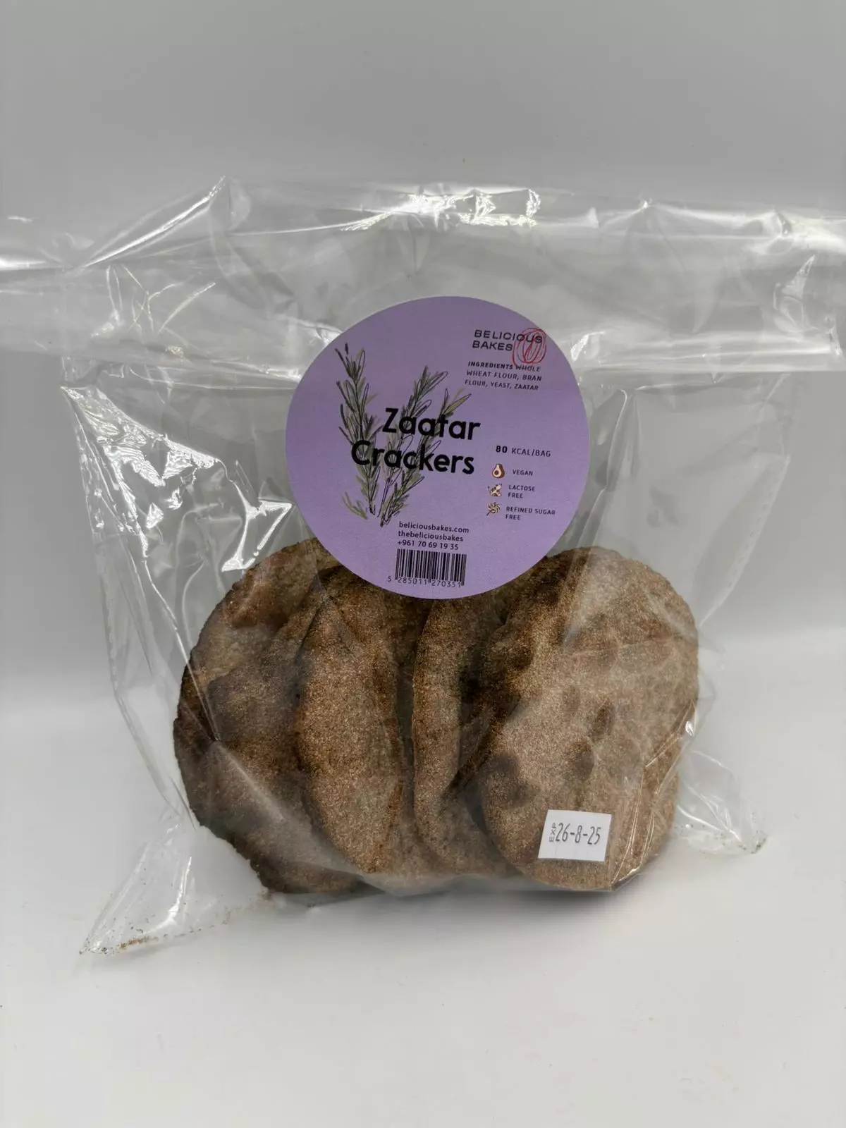 Belicious bakes Zaatar Crackers