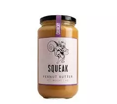 Squeak Crunchy Peanut Butter Spread Glass Jar	350g