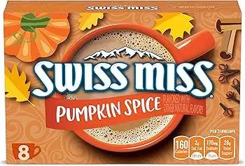 Swiss Miss Pumpkin Spice Flavored Hot Cocoa Mix 313G