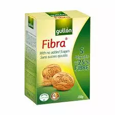 Gullon Fibra Zero Added Sugar Biscuits	250g