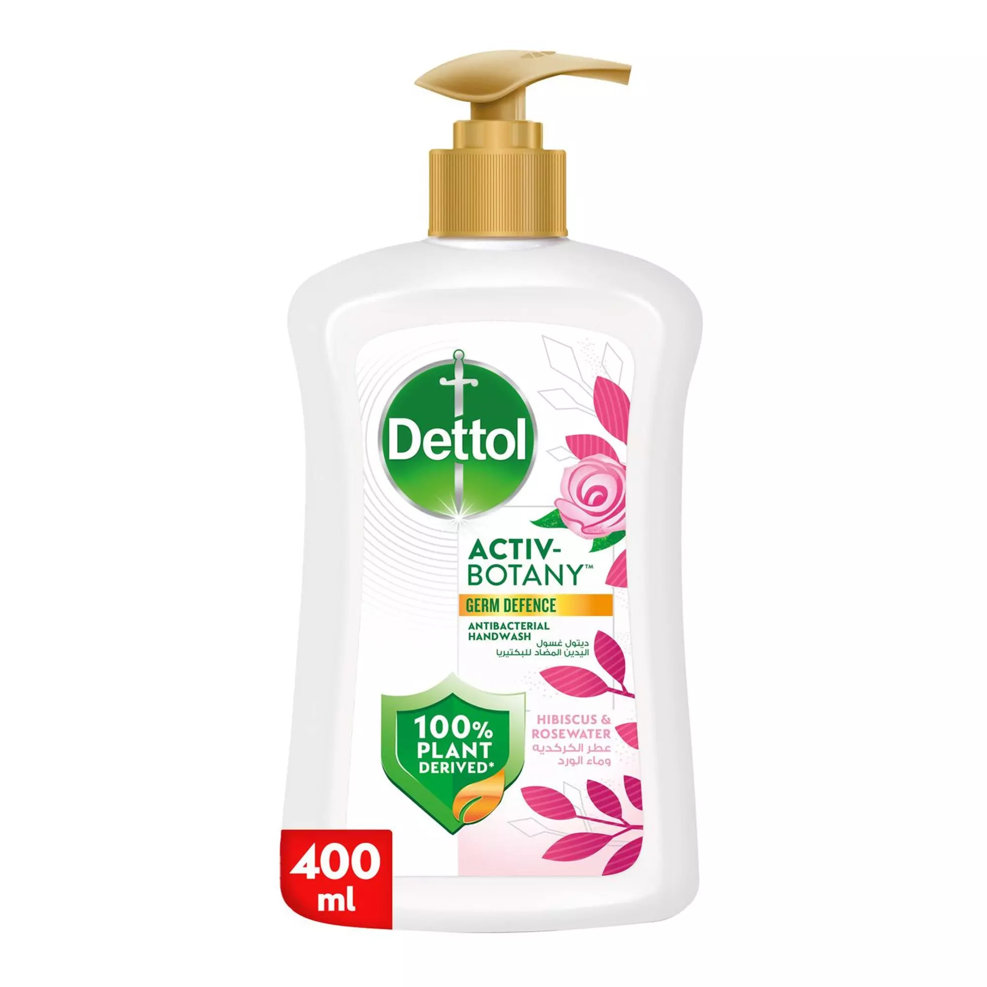 DETTOL HIBISCUS & ROSEWATER HANDWASH 400ML