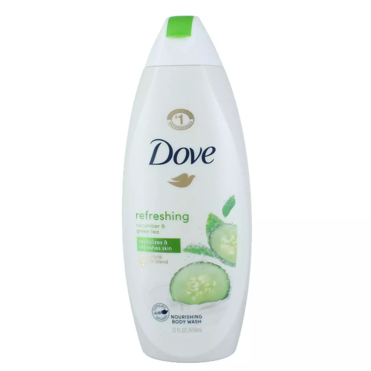 DOVE REFRESHING GREEN TEA & OLIVE BODY WASH 450ML
