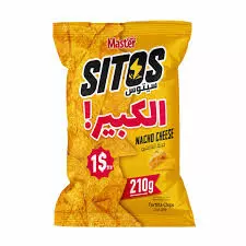 Master Sitos Nacho Cheese Tortilla Chips	210g