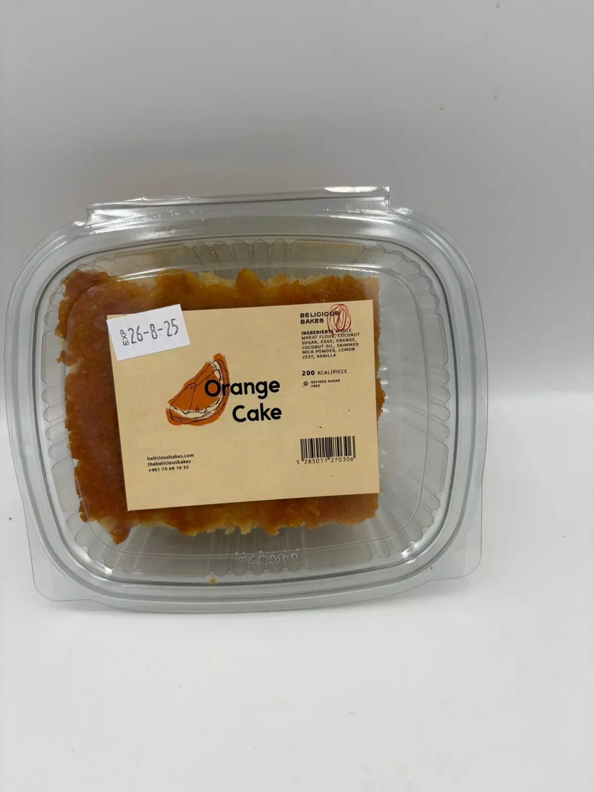Belicious bakes Orange Cake