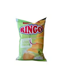 Ringo Sour Cream Potato Chips	40g