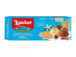Loacker Thins Ice Cream Vanilla Cream Wafer	150g