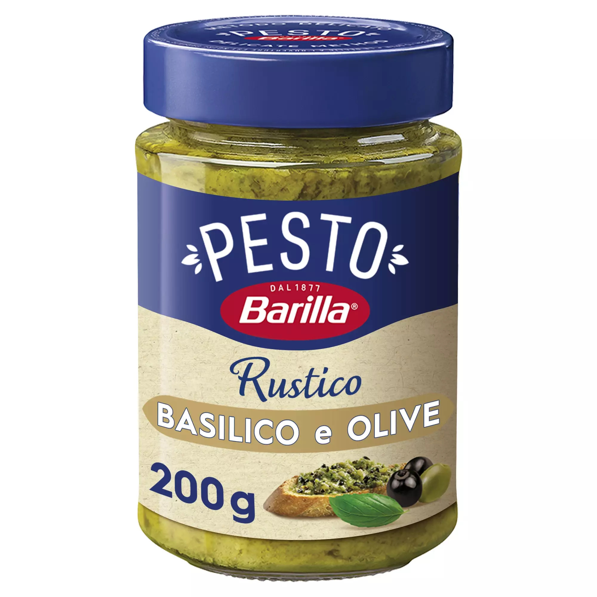 PESTO BARILLA RUSTICO BASIL & OLIVE 200G