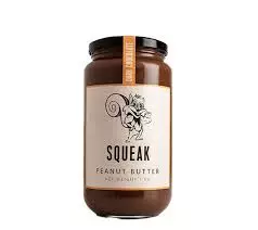 Squeak Chocolate Peanut Butter Spread Glass Jar	350g