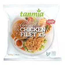 Tanmia Crunchy Halal Spicy Chicken Fillet Zinger Style	500g
