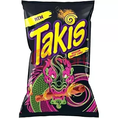 Takis Dragon Sweet Chili Tortilla Chips Limited Edition	90g