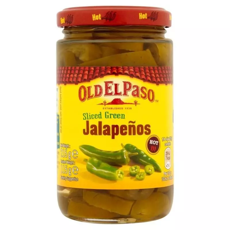 OLD ELPASO JALAPENOS 100G
