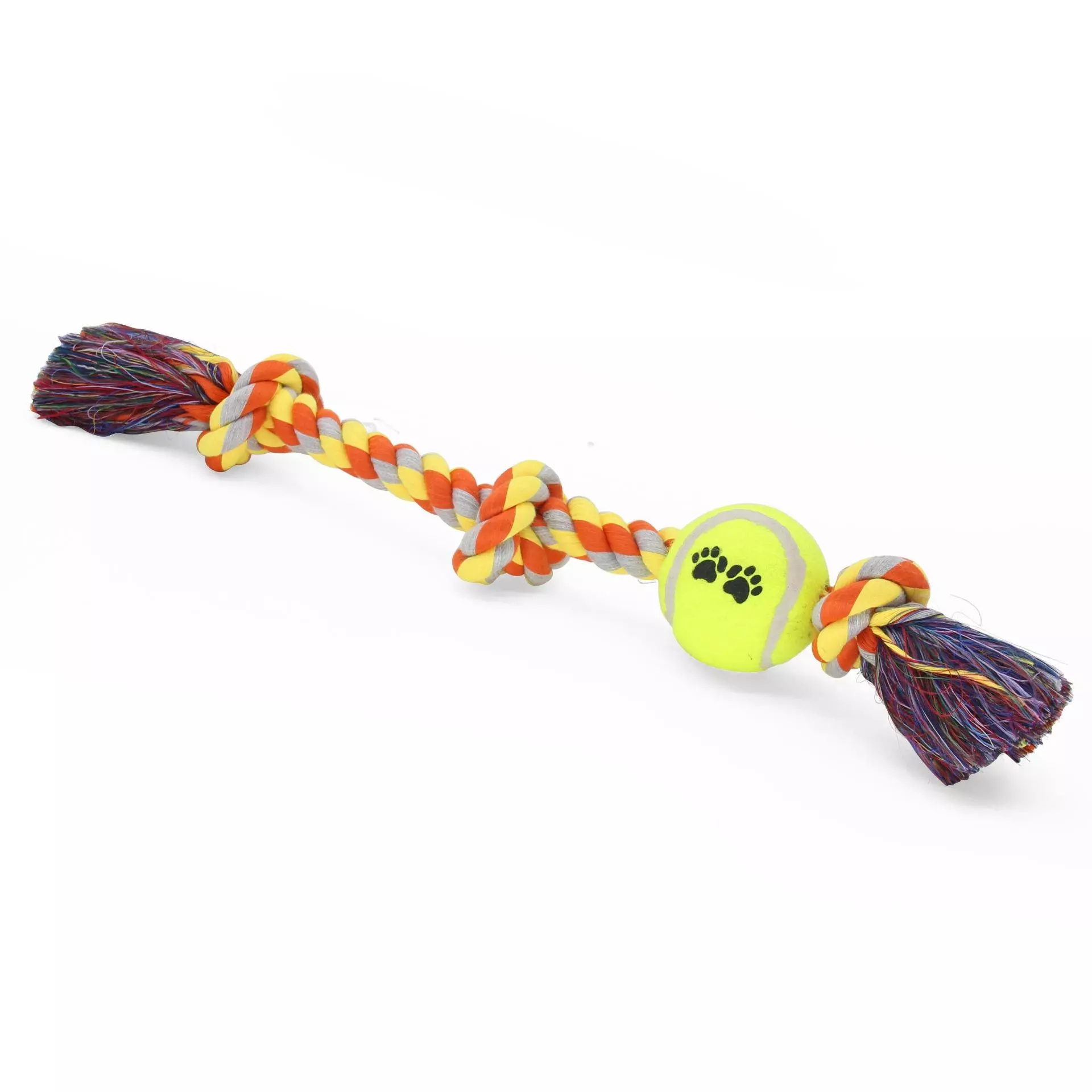 NUNBELL DOG ROPE BALL TOY 13CM
