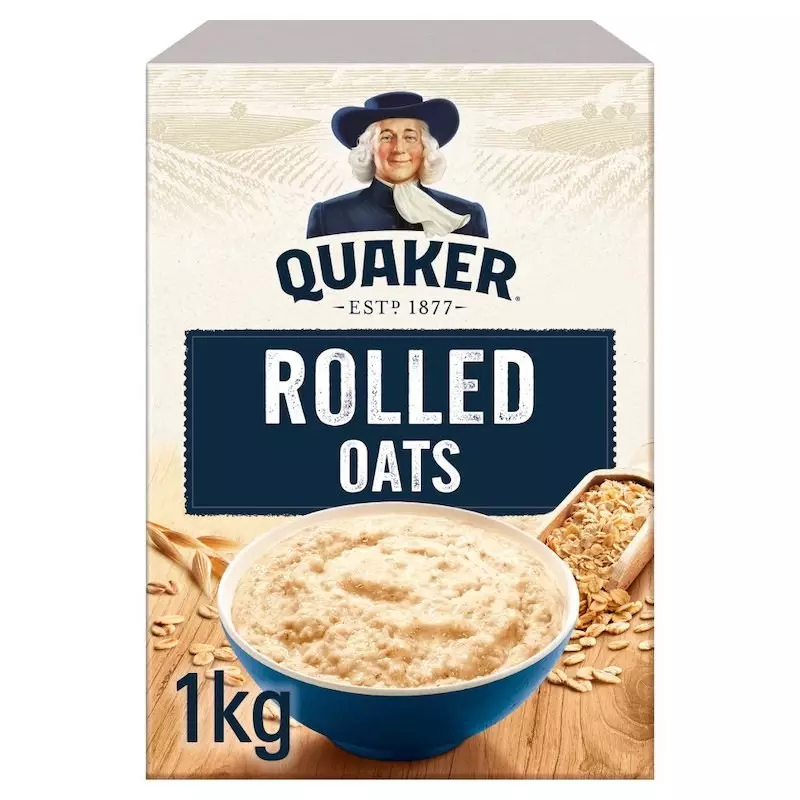 QUAKER ROLLED OATS 1KG