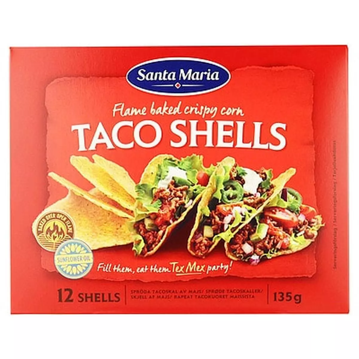 Santa Maria Taco Shells 135g