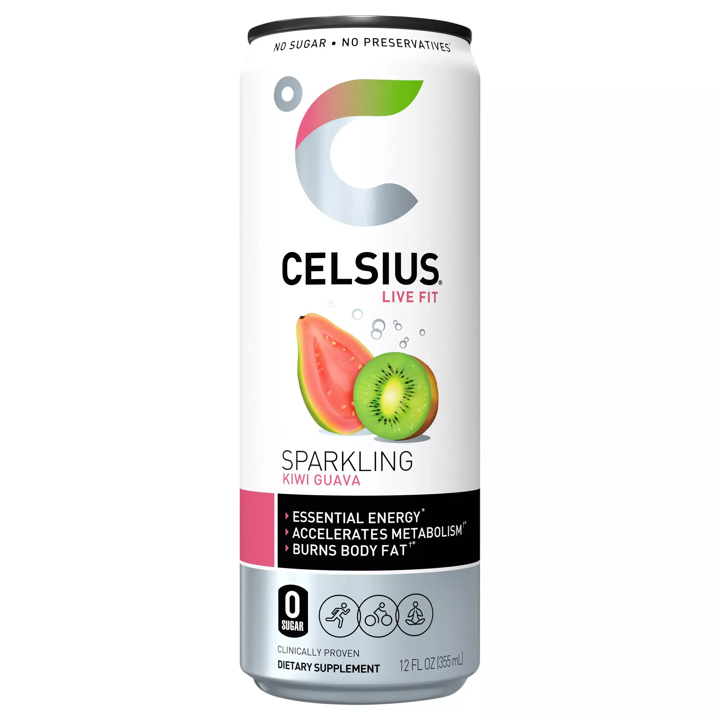CELSIUS SPARKLING KIWI GUAVA 355ML