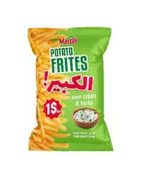 Master Potato Frites Sour Cream & Herbs Chips	210g