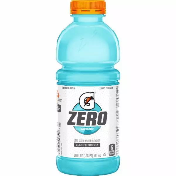 Gatorade, Zero, Glacier Freeze, Zero Sugar Thirst Quencher 591ml