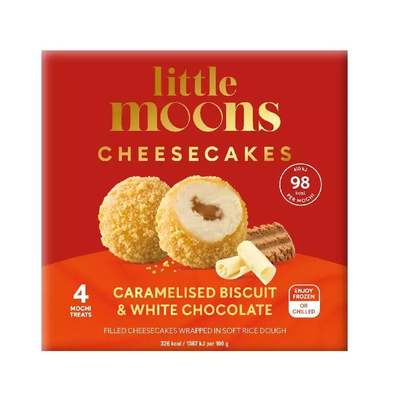 LITTLE MOONS CARAMELISED BISC&WHITE CHOC