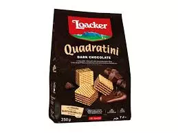 Loacker Quadratini Dark Chocolate Cream Wafer	125g