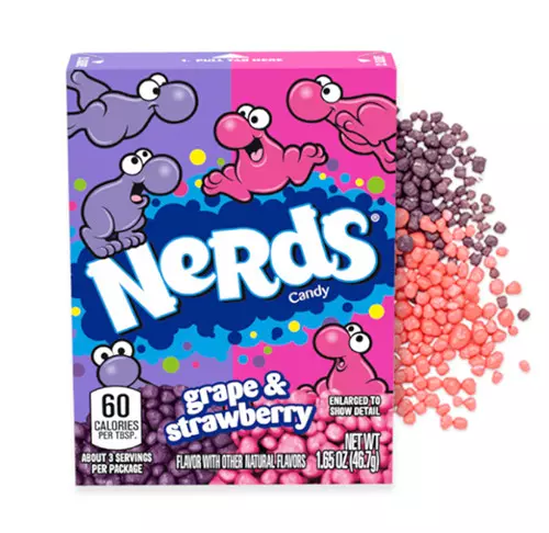 NERDS GRAPE AND STRAWBERRY 46.7G