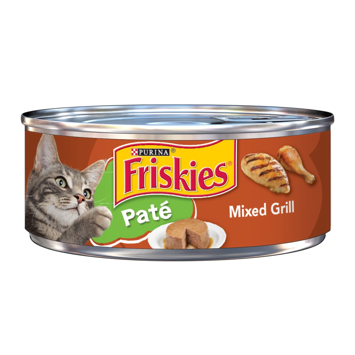 Friskies Cat Food Pate Mixed Grill, 5.5 Oz