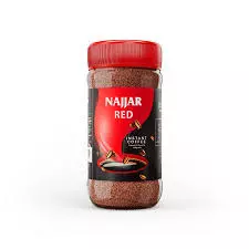 Najjar Red Instant Coffee Glass Jar	95g