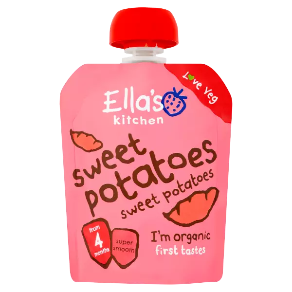 Ella's Kitchen Organic Sweet Potatoes First Tastes Baby Pouch 4+ Months 70g