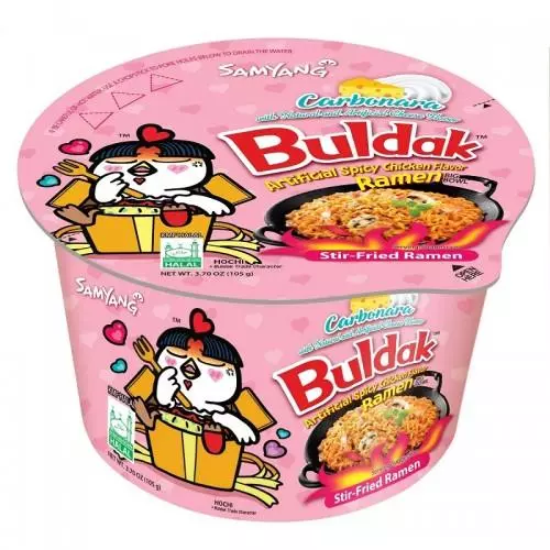 BULDAK CARBONARA HOT CHICKEN FLAVOR RAMEN 105G