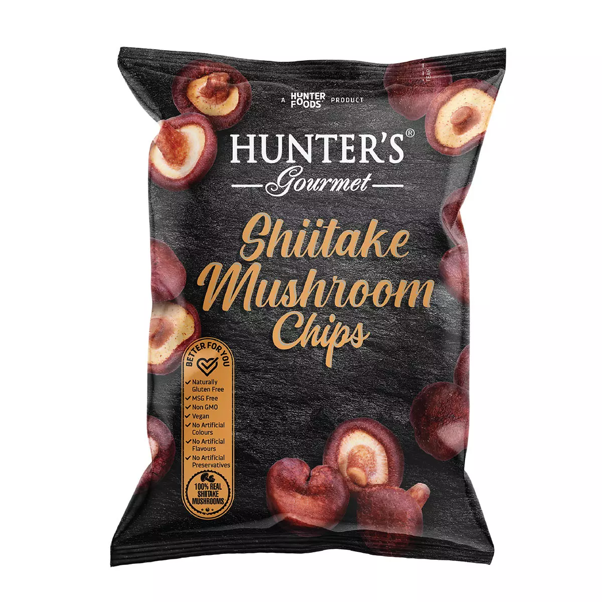 HUNTER MUSHROOM CHIPS 75G