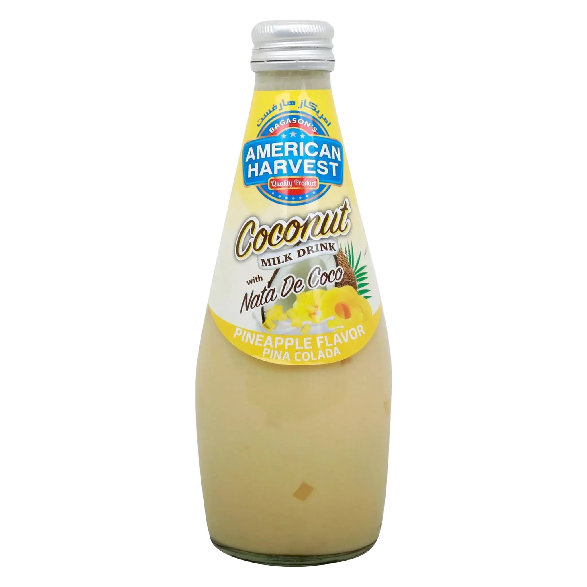 AMIRACAN HARVEST PINEPPLE  MILK DRINK 290ML