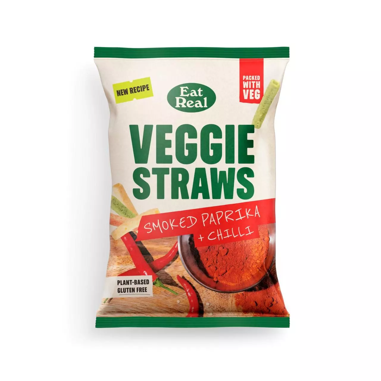 Eat Real Smoked Paprika & Chilli Veggie Straws