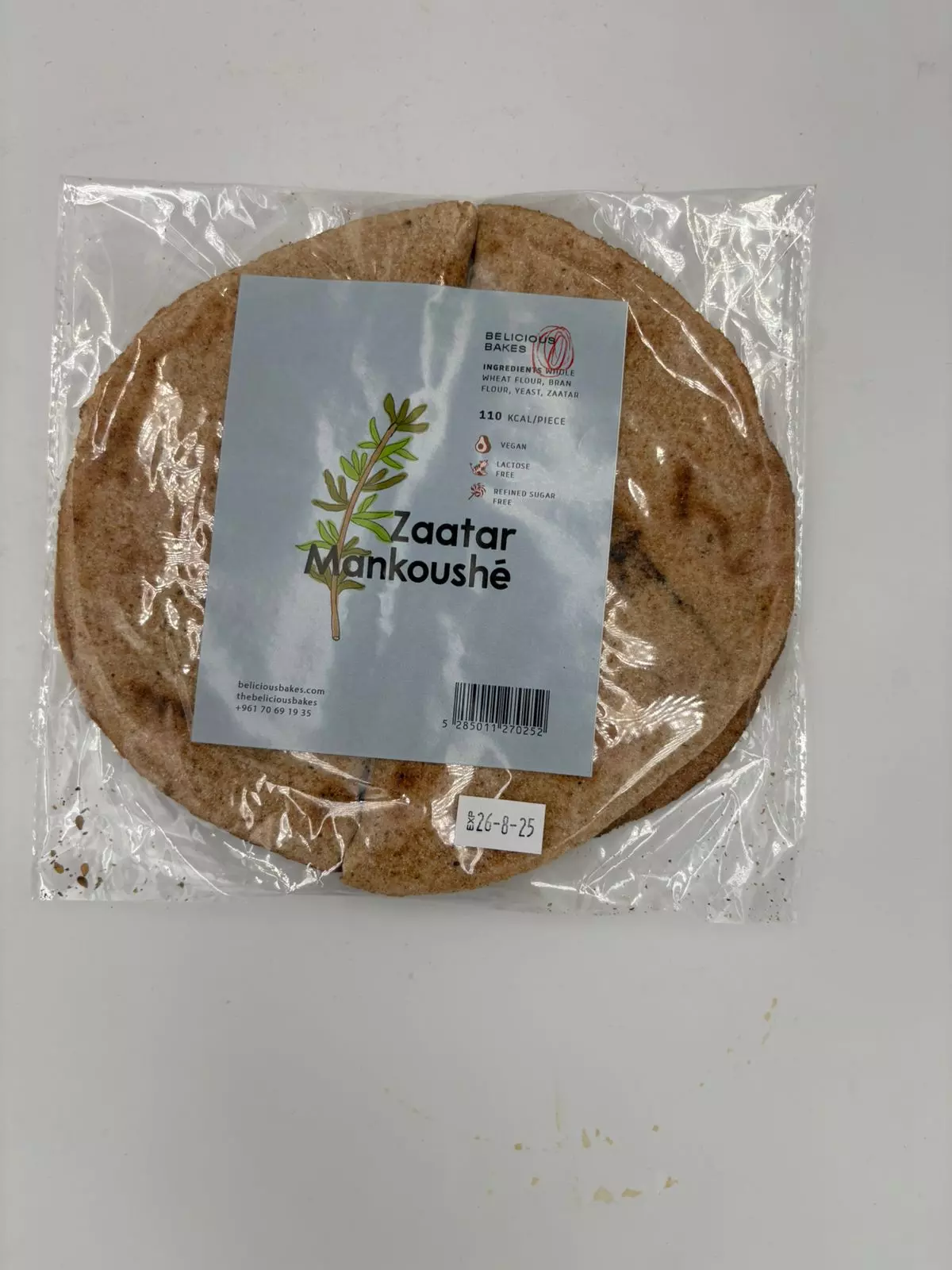 Belicious bakes Zaatar Manoushi