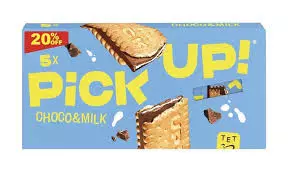 Pick Up! Choco & Milk Biscuits	28g