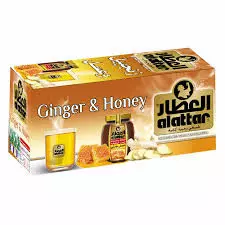 Alattar Ginger & Honey Herbal Tea Box	12Tea Bags
