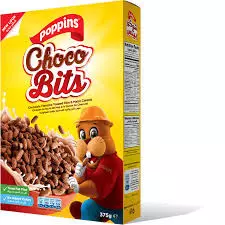 Poppins Choco Bits Cereal	375g