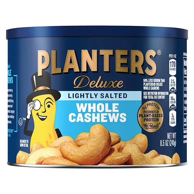 Planters Deluxe ( lightly salted ) Cashews 240g