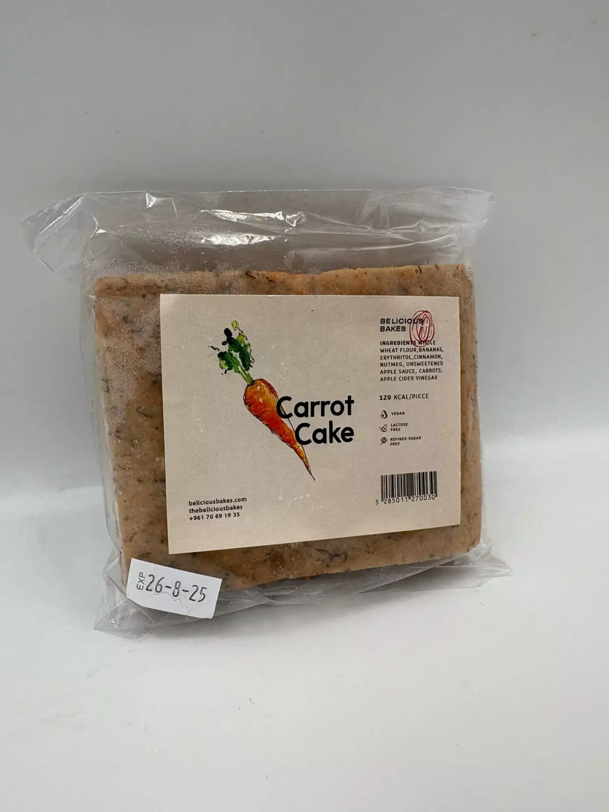 Belicious bakes Carrot Cake