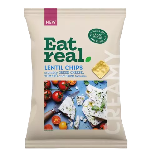 Eat Real Lentil Chips Tomato & Herb 95g