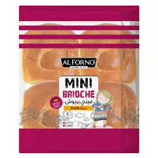 Al Forno Mini Plain Brioche Bread	4Pieces
