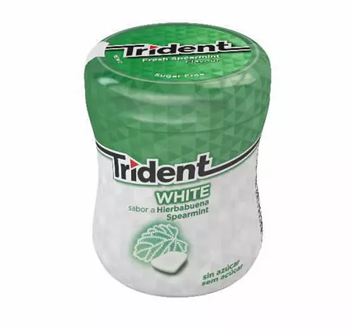 TRIDENT WHITE BOTTLE 82.6G