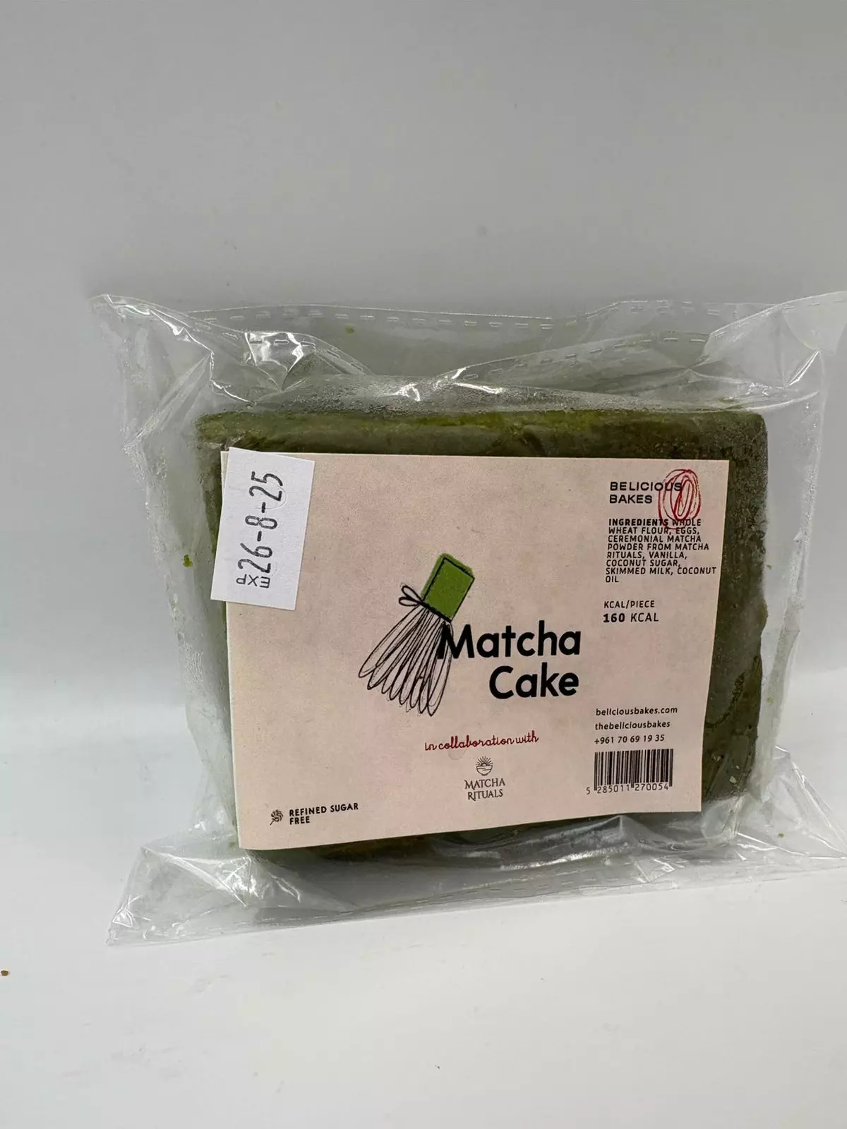 Belicious bakes Matcha Cake