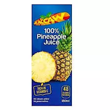 Maccaw Pineapple Juice Small Box	200ml