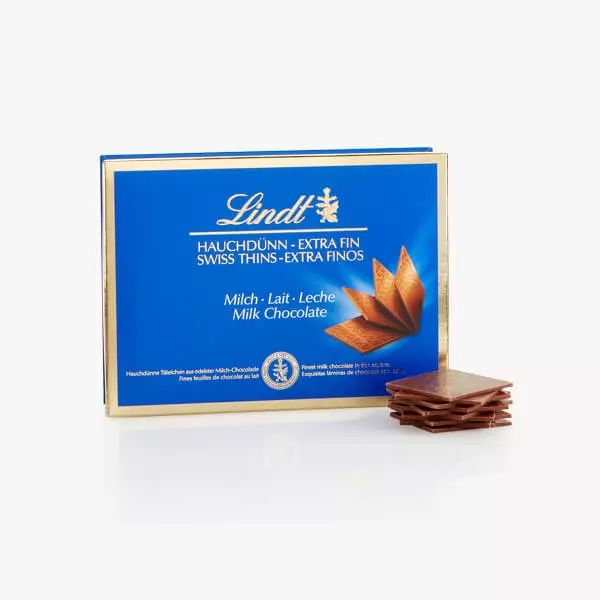 Lindt Milk Chocolate Extra Thin 125g
