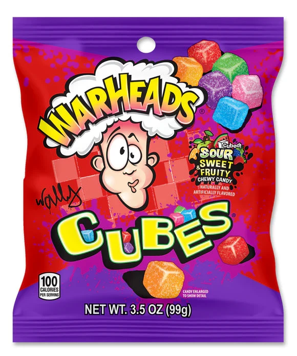 Warheads Sour Chewy Cubes 99 g
