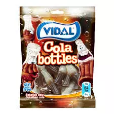 Vidal Cola Bottles Gluten Free Jellies	90g