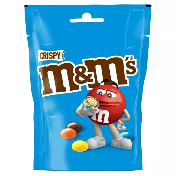 M&M POUCH CRISPY 107G