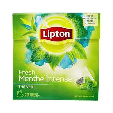 Lipton Intense Mint Green Tea Box	20Tea Bags