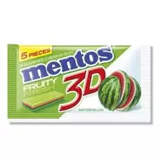 Mentos 3D Sugar Free Watermelon Chewing Gum	8.5g - 5Pieces